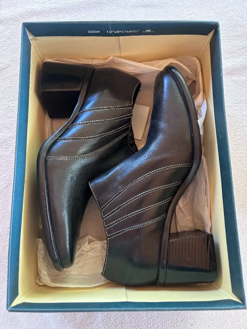 NWT | Clarks Women's Alexander Black Leather Ankle Boots | Size 9